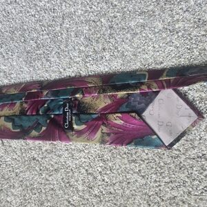 Christian Dior Multicolor Patterned Tie Dior Tie Fashion Accessory Luxury